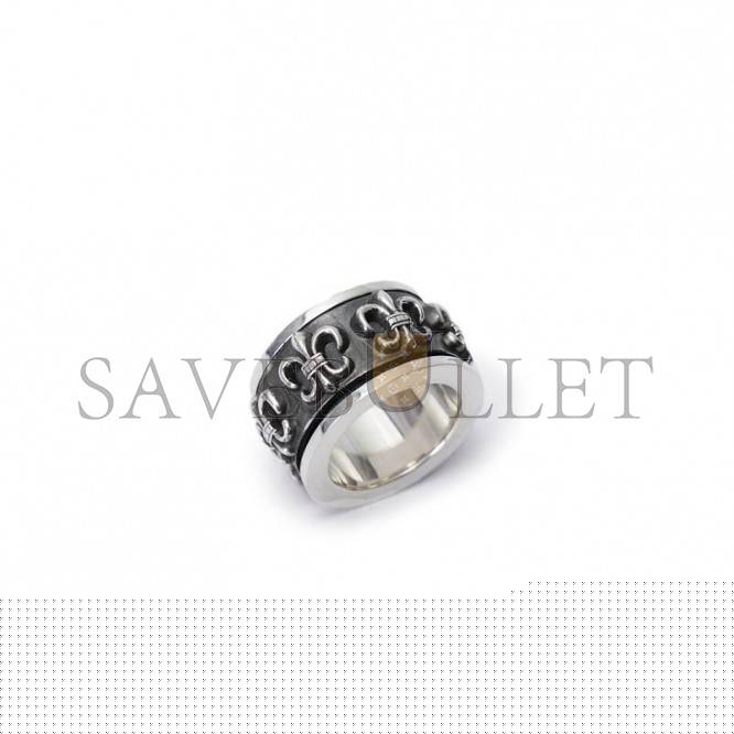 CHROME HEARTS BS FLEUR SPINNER RING