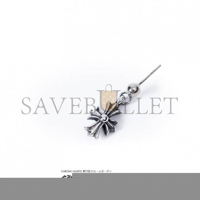 CHROME HEARTS TINY E CH PLUS DROP EARRINGS