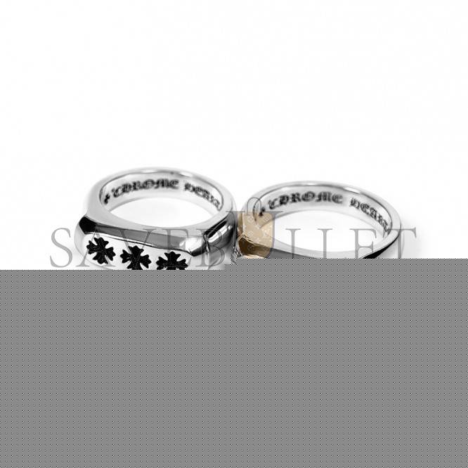 CHROME HEARTS TRIPLE CH PLUS FLAT RING