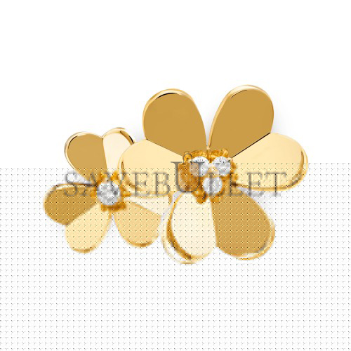 VAN CLEEF ARPELS FRIVOLE BETWEEN THE FINGER RING - YELLOW GOLD, DIAMOND VCARB67600