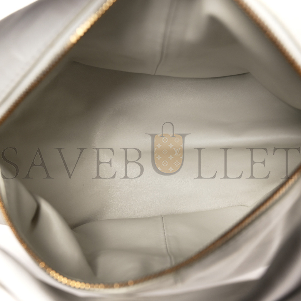 BOTTEGA VENETA CALFSKIN TEEN DOUBLE KNOT HOBO WHITE (25*13*12cm)