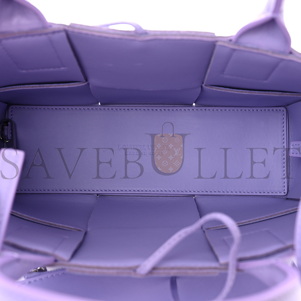 BOTTEGA VENETA NAPPA INTRECCIATO MINI ARCO TOTE WISTERIA (25*17*9cm)