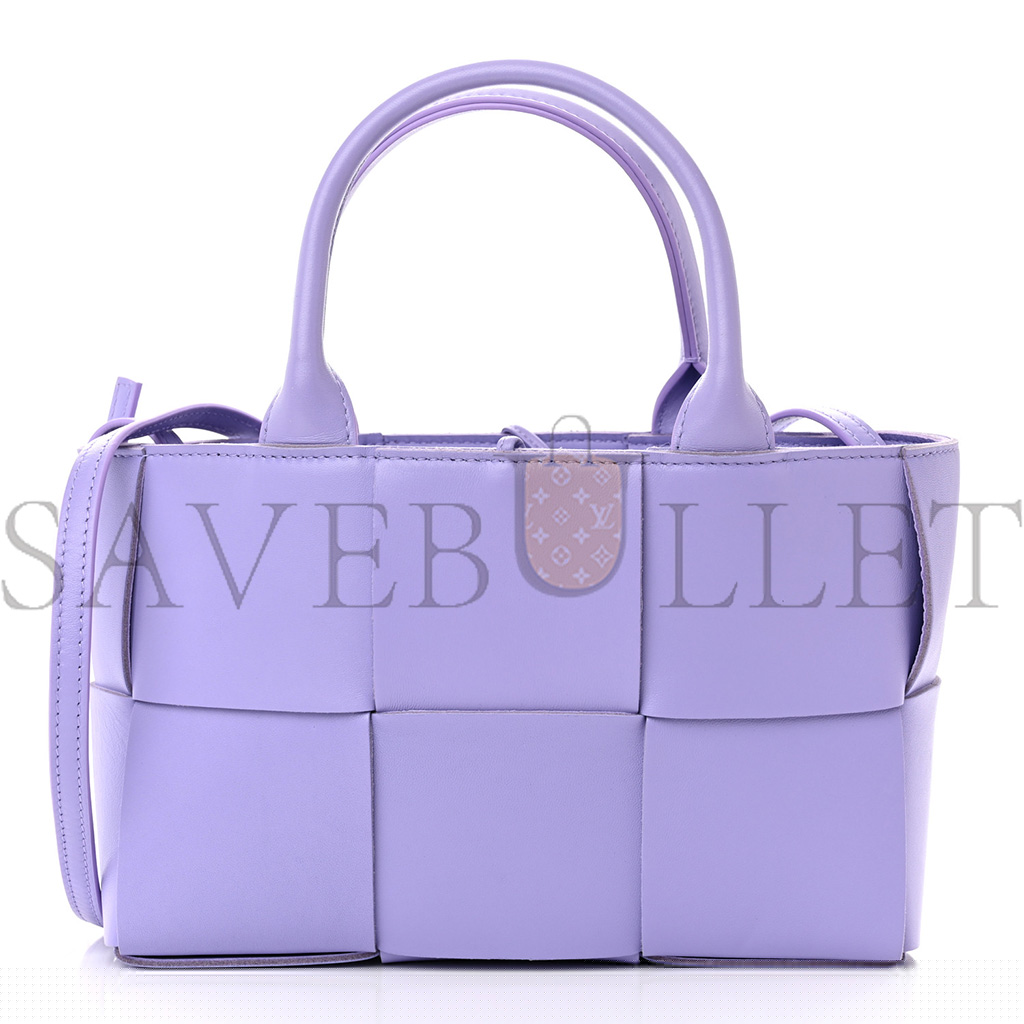BOTTEGA VENETA NAPPA INTRECCIATO MINI ARCO TOTE WISTERIA (25*17*9cm)