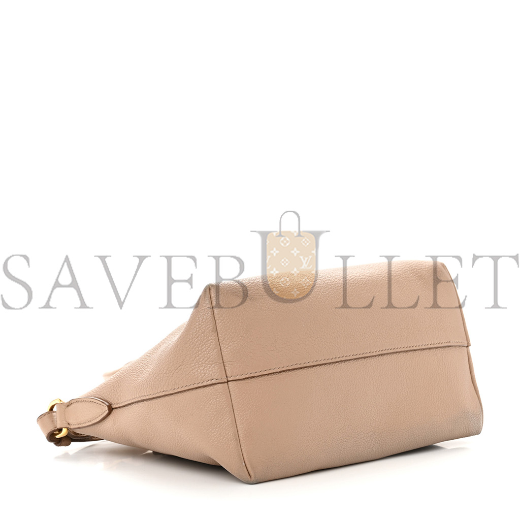 PRADA VITELLO DAINO MINI SHOPPING TOTE CAMMEO 1BA111  (24*19*12cm)