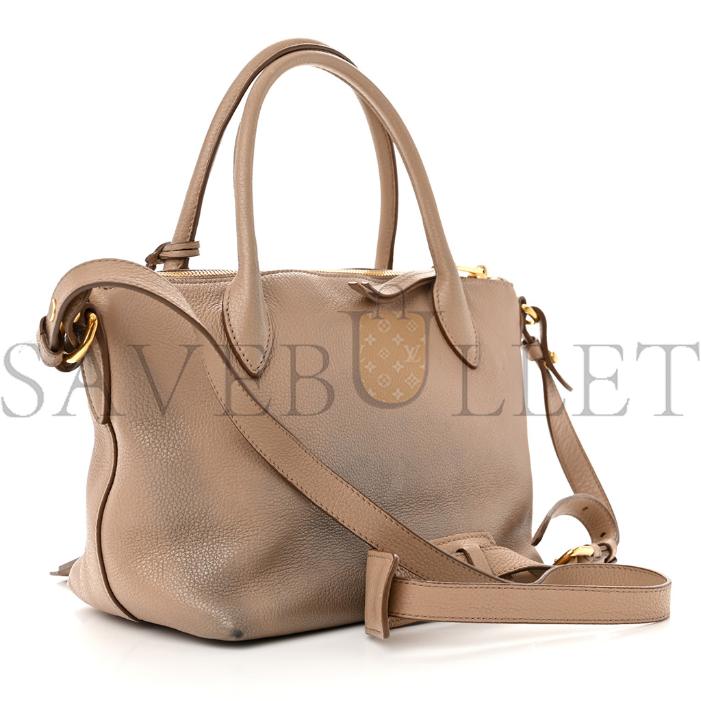 PRADA VITELLO DAINO MINI SHOPPING TOTE CAMMEO 1BA111  (24*19*12cm)