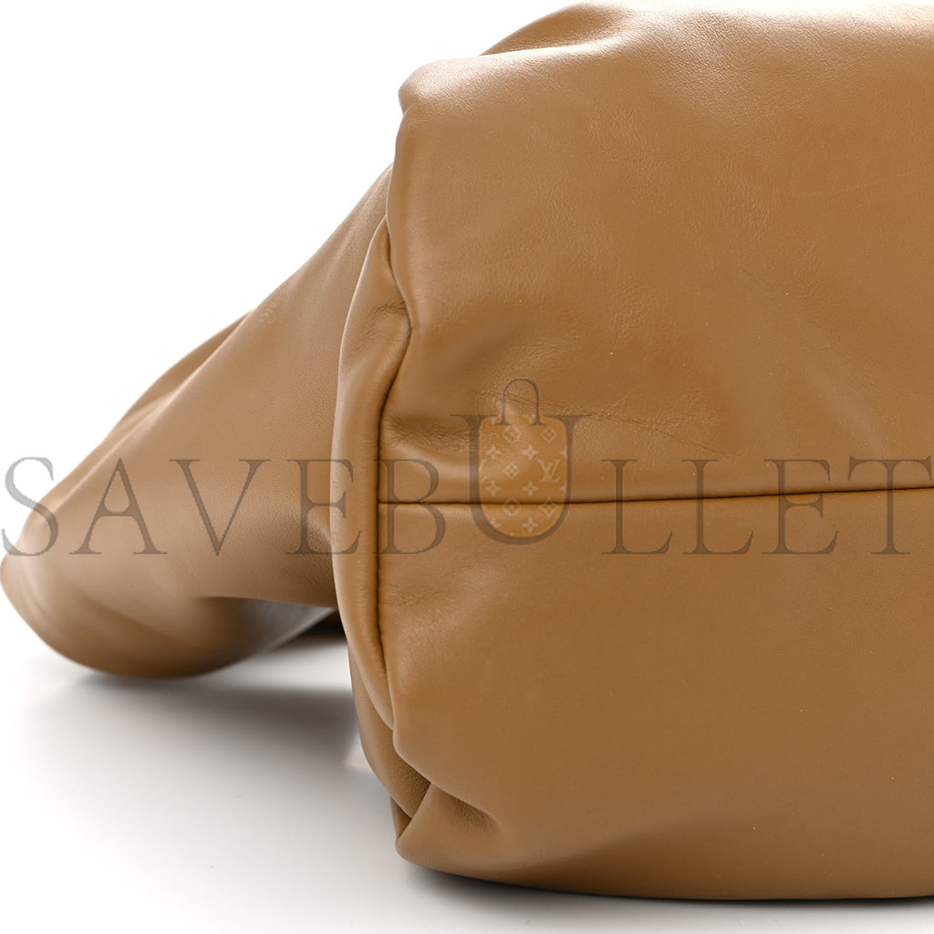 BOTTEGA VENETA SMOOTH BUTTER CALFSKIN SMALL THE SHOULDER POUCH MOUTARDE (38*17*11cm)