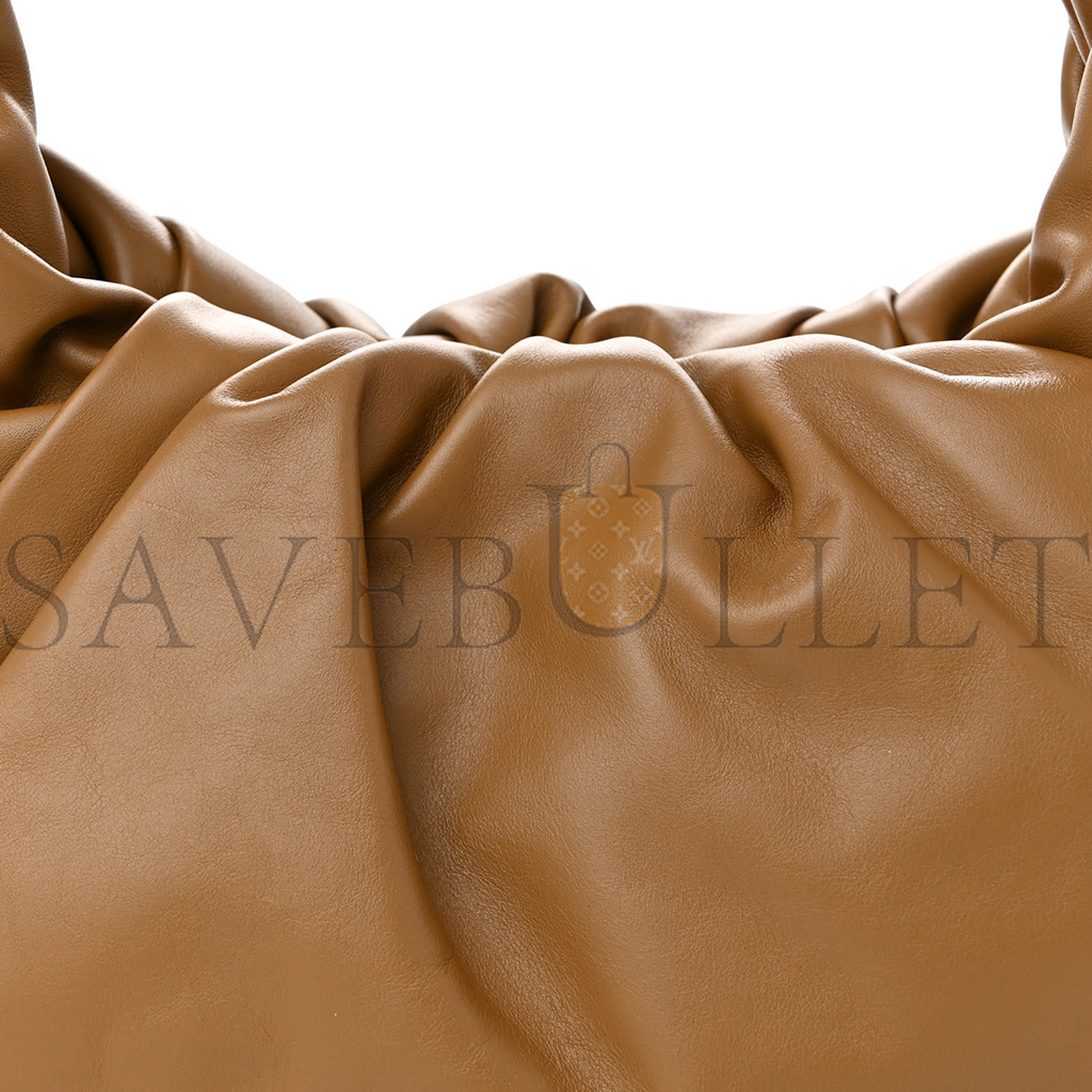 BOTTEGA VENETA SMOOTH BUTTER CALFSKIN SMALL THE SHOULDER POUCH MOUTARDE (38*17*11cm)
