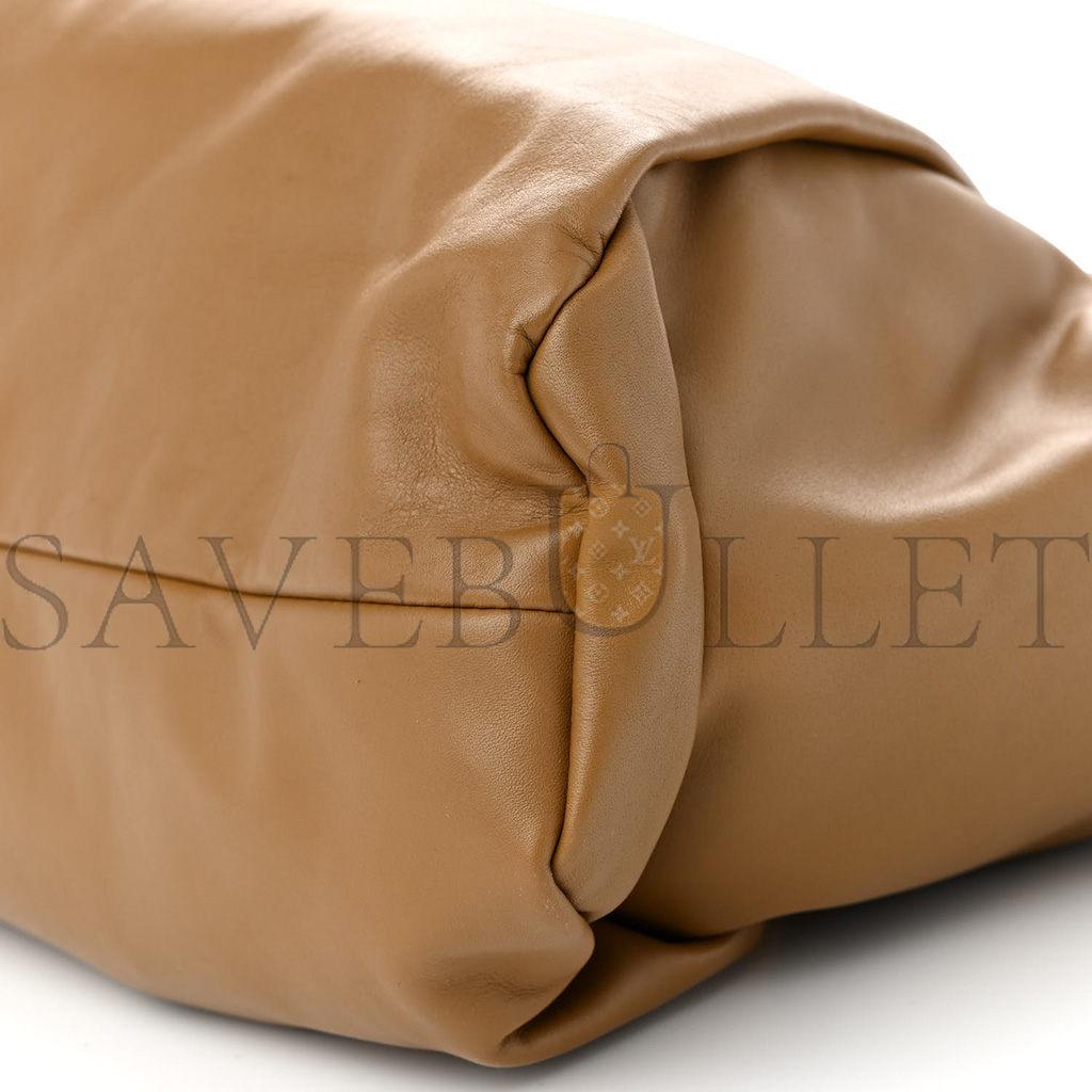 BOTTEGA VENETA SMOOTH BUTTER CALFSKIN SMALL THE SHOULDER POUCH MOUTARDE (38*17*11cm)