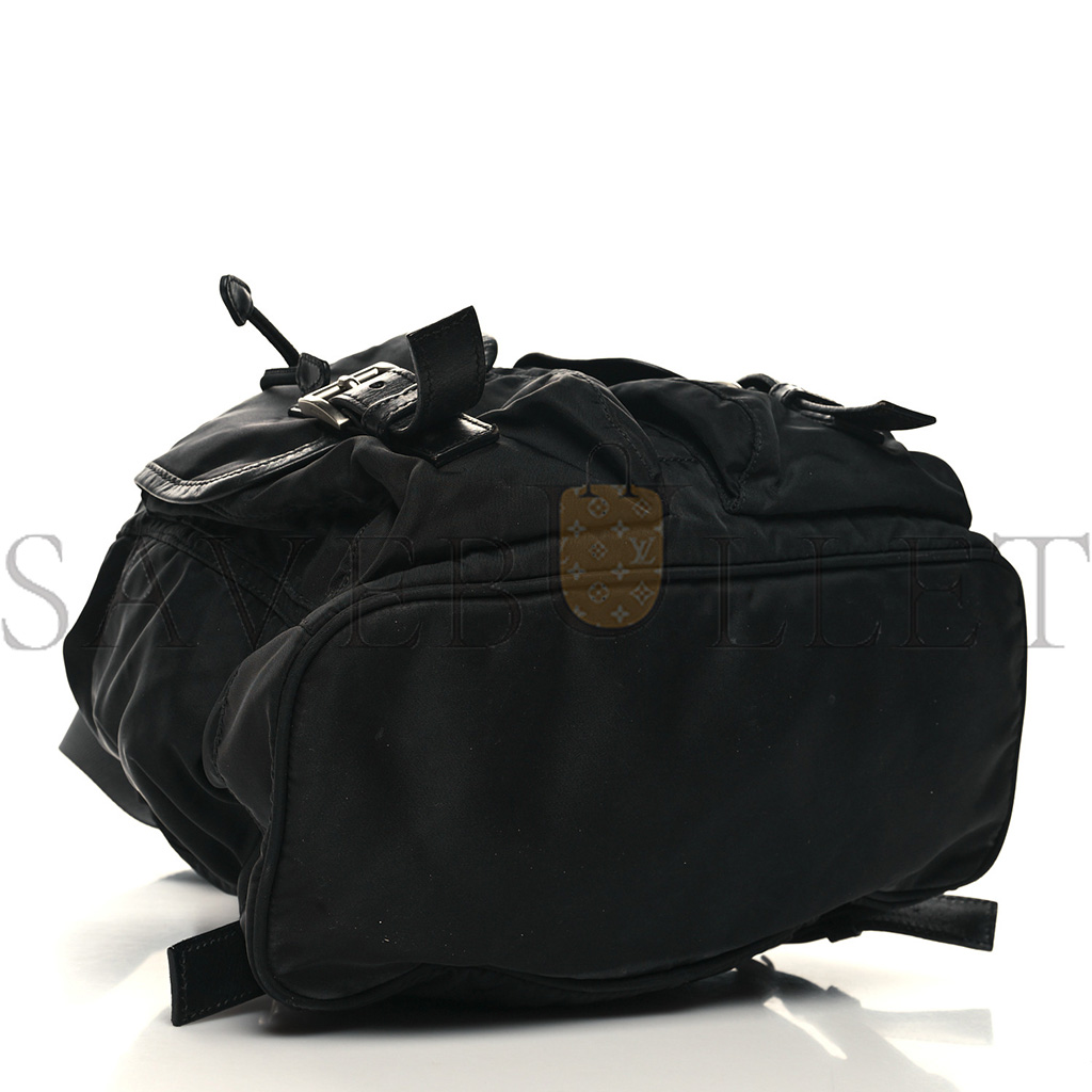 PRADA NYLON VELA SMALL BACKPACK BLACK (30*29*15cm)