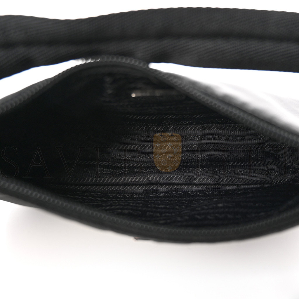PRADA TESSUTO NYLON MINI RE-EDITION 2000 BAG BLACK 1NE515 (22*16*6cm)