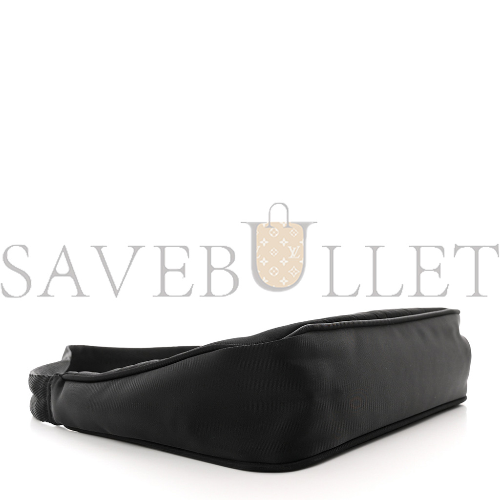 PRADA TESSUTO NYLON MINI RE-EDITION 2000 BAG BLACK 1NE515 (22*16*6cm)