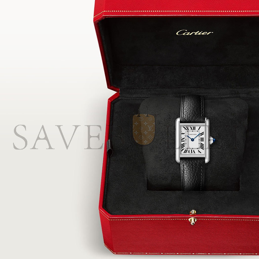 CARTIER TANK MUST SOLARBEAT 34MM WATCH WSTA0119
