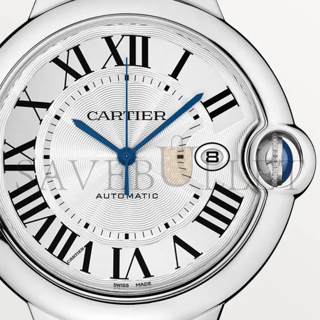 CARTIER BALLON BLEU DE SILVER SILVER STEEL CASSETTE MEN
