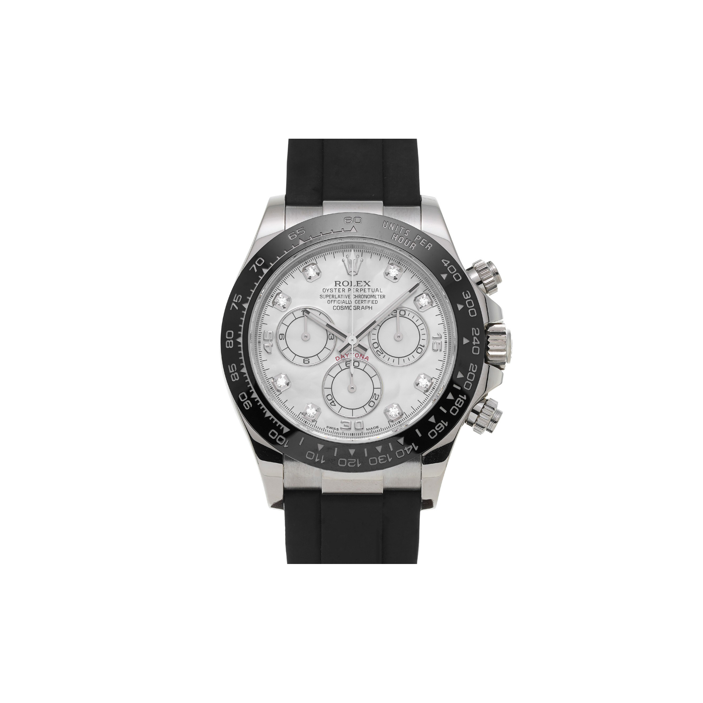 ROLEX DAYTONA DIAMOND DIAL 40MM WATCH 116519