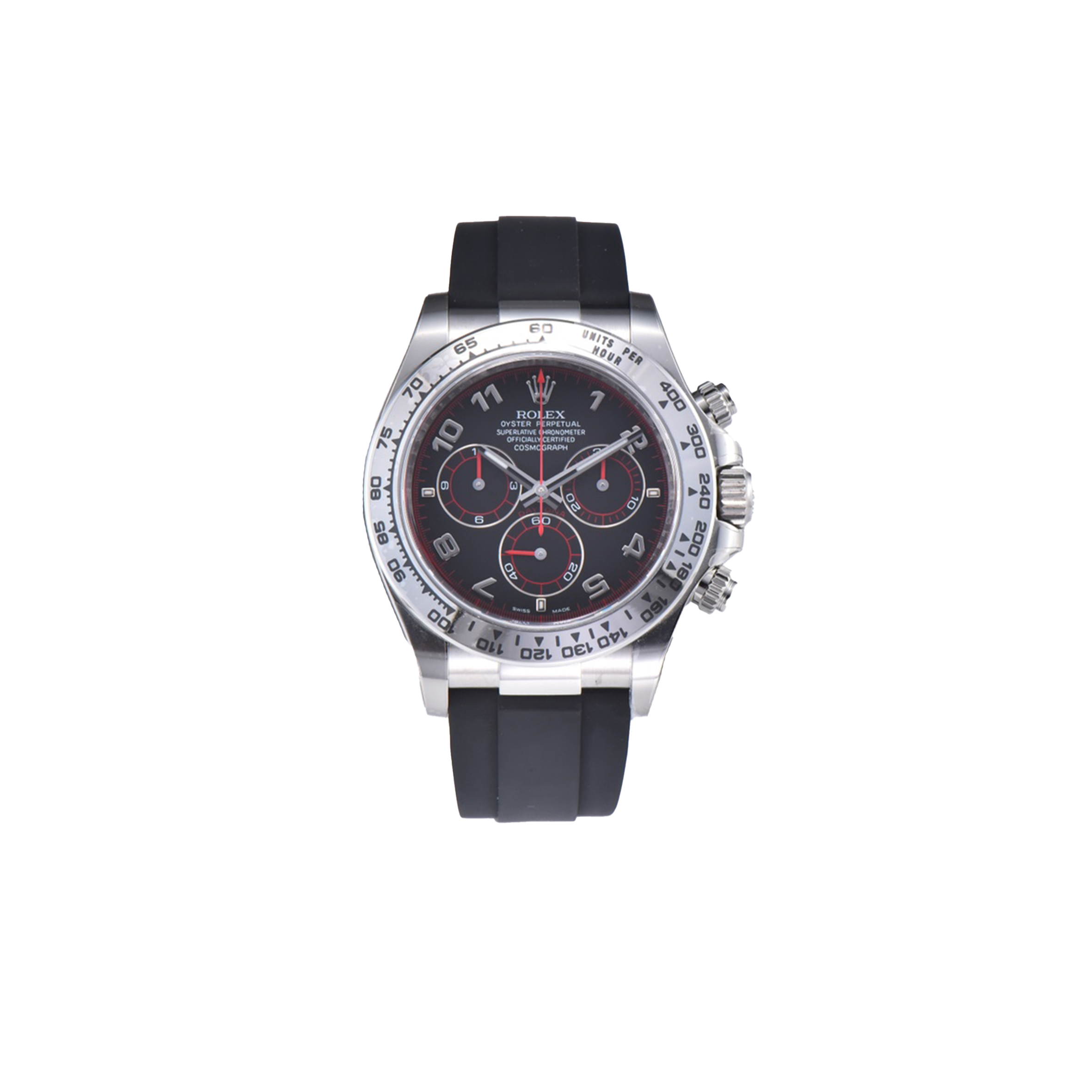 ROLEX DAYTONA  COSMOGRAPH 40MM 18K WHITE GOLD AUTOMATIC MECHANICAL 40MM  WATCH 116519-0104
