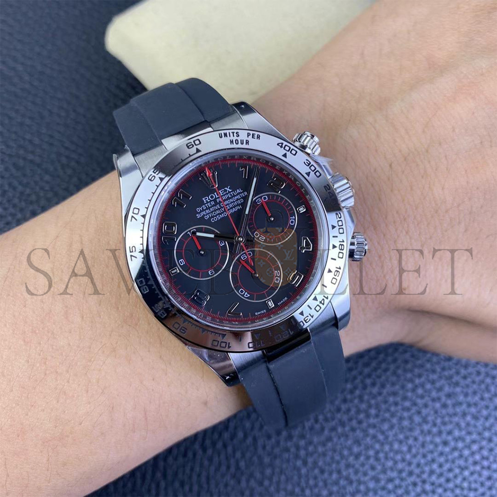 ROLEX DAYTONA  COSMOGRAPH 40MM 18K WHITE GOLD AUTOMATIC MECHANICAL 40MM  WATCH 116519-0104