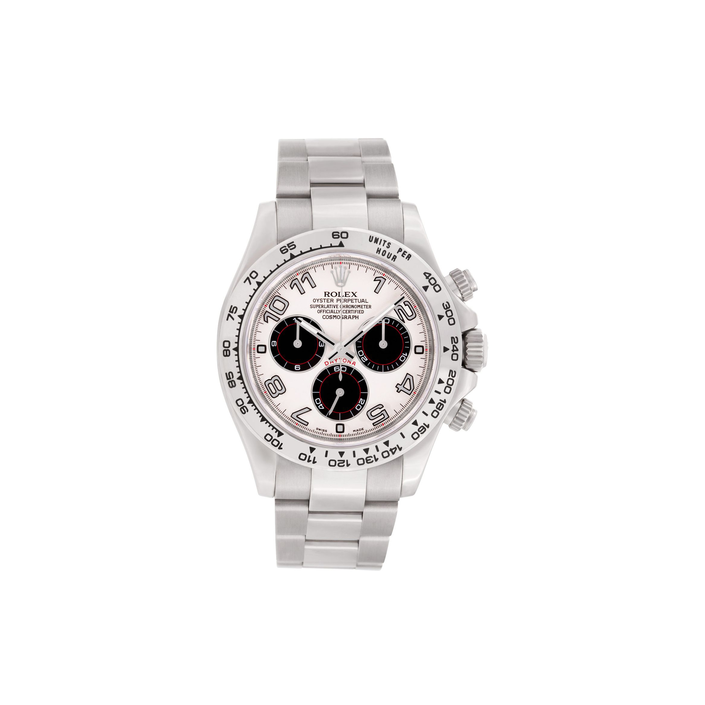 ROLEX DAYTONA 116509 18K WHITE GOLD 40MM WATCH 116509