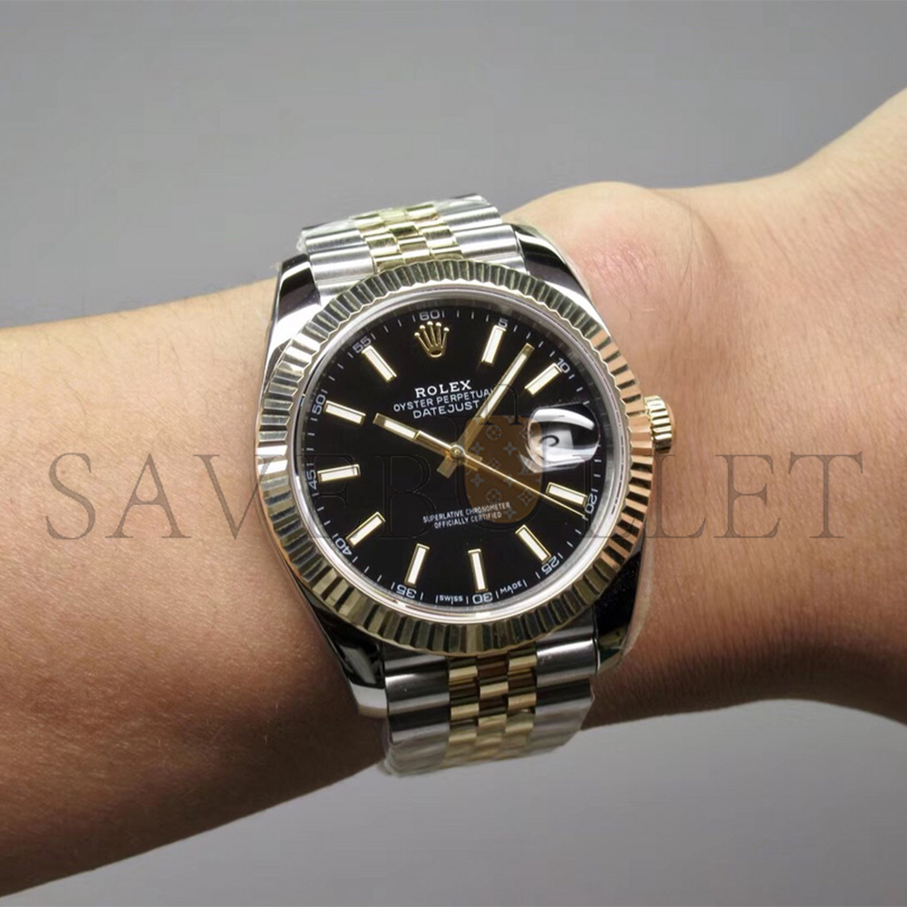 ROLEX DATEJUST SERIES 41MM WATCH 126333-0014