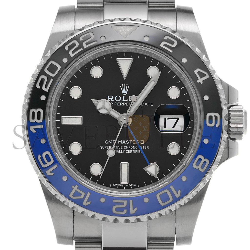 ROLEX GMT-MASTER II 40MM WATCH 116710BLNR