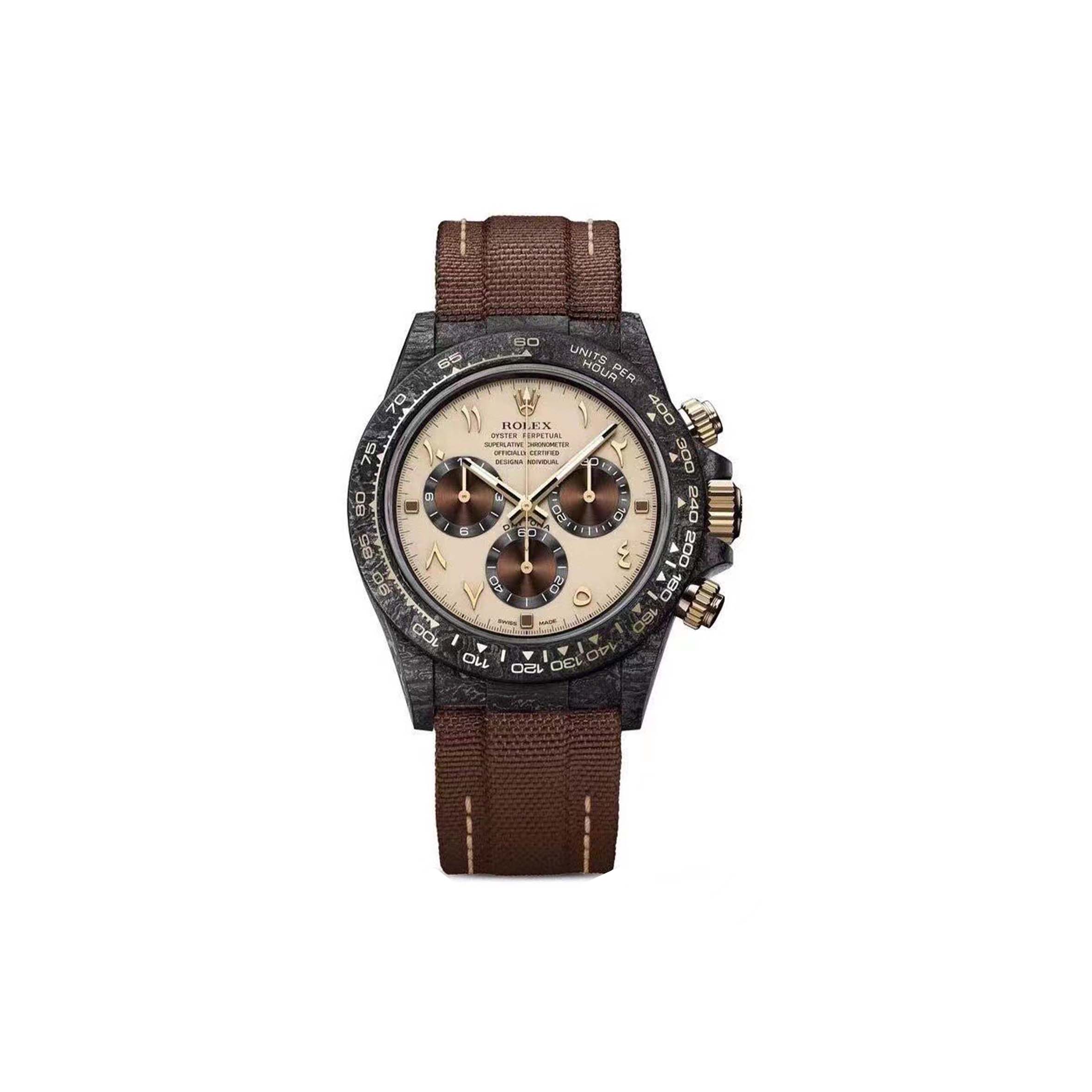 ROLEX DAYTONA DIW CARBON FIBER ‘DESERT EAGLE ARABIAN’ 40MM WATCH 126503