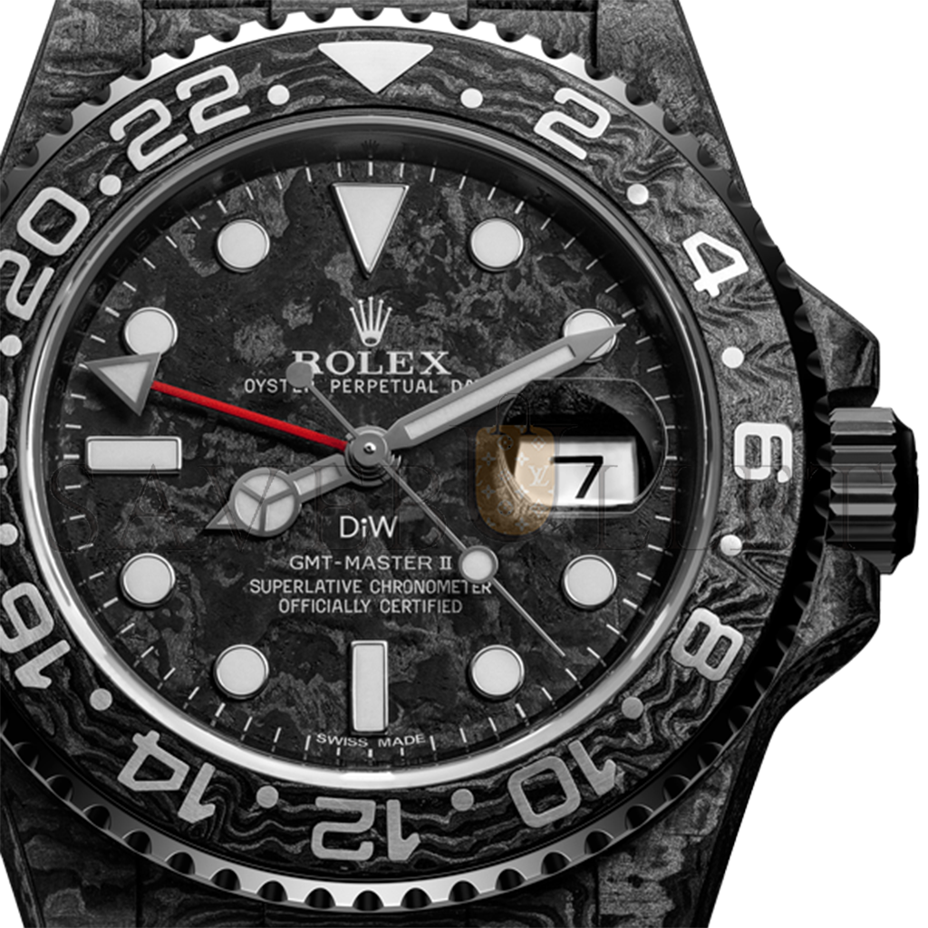 ROLEX GMT-MASTER II DIW ALL BLACK 40MM WATCH 116710