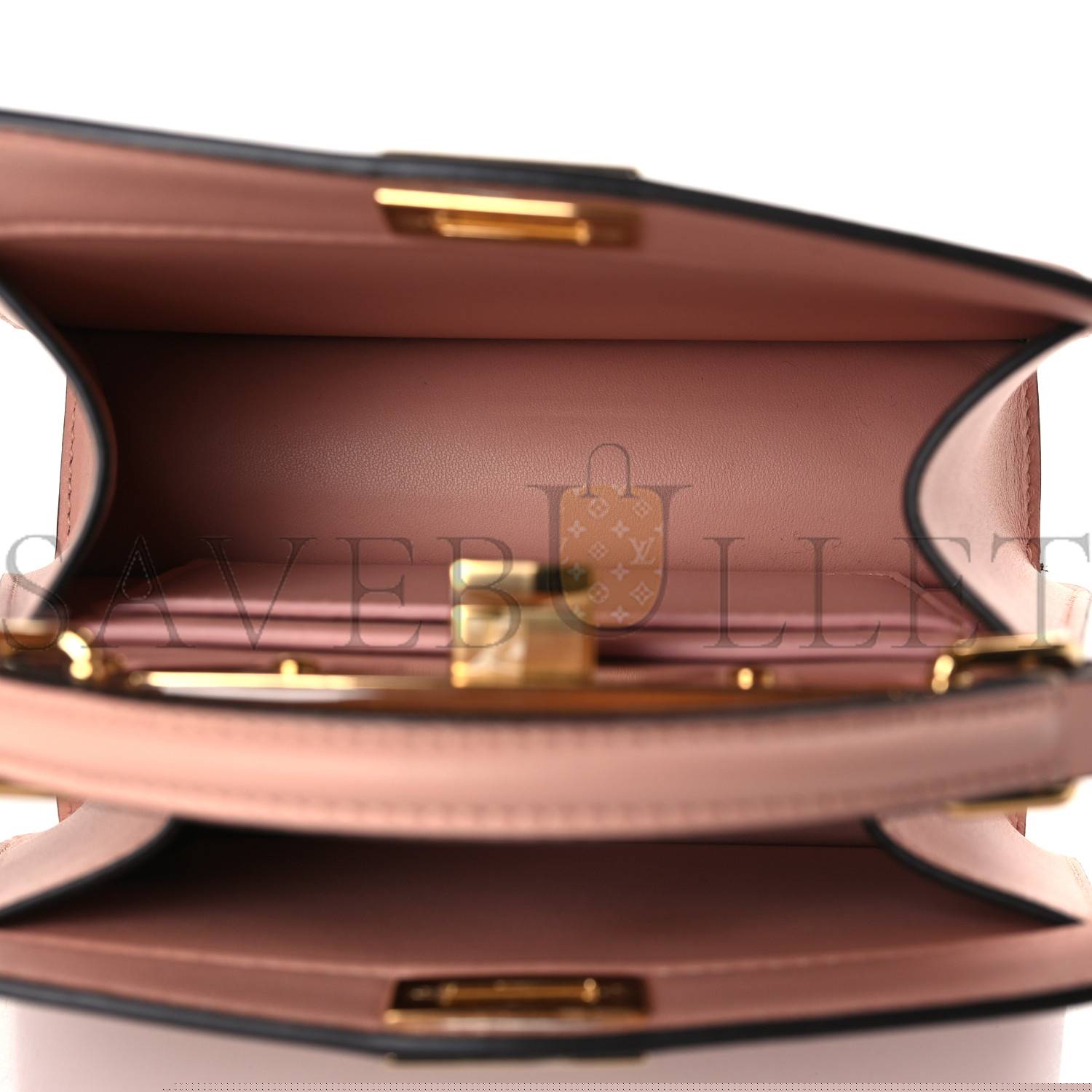 FENDI SHINY NAPPA PETITE PEEKABOO I SEE U SATCHEL BABY PINK (20*15*11cm)