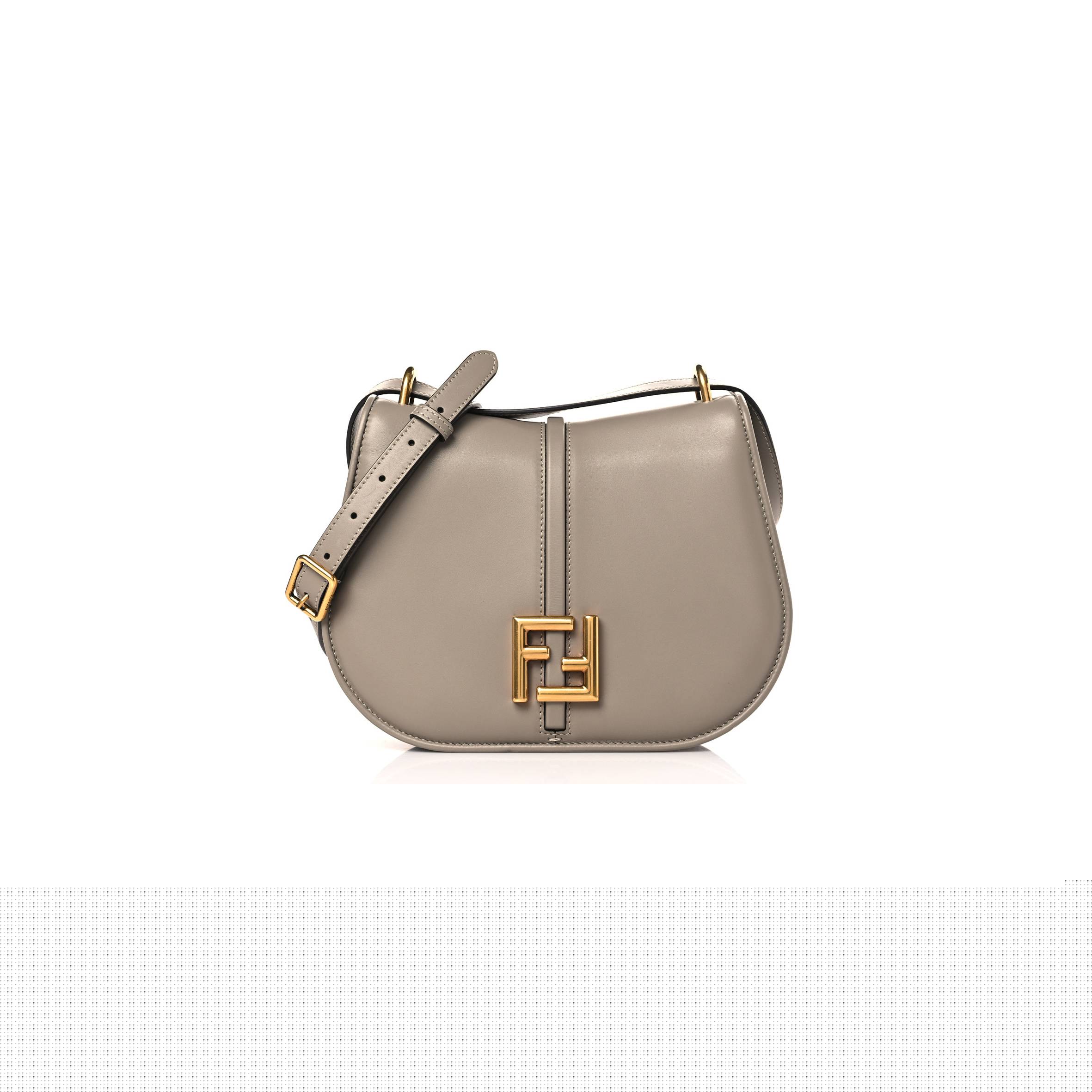 FENDI VITELLO BRENTA CHER MEDIUM FENDI C'MON TORTORA (25*18*8cm）