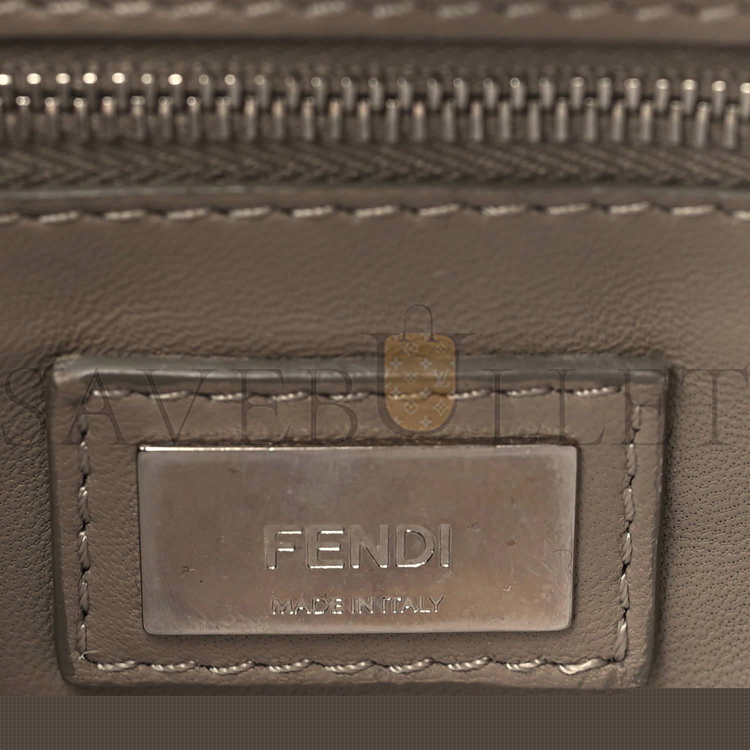 FENDI NAPPA MINI PEEKABOO ICONIC SATCHEL TORTORA (23*18*11cm)