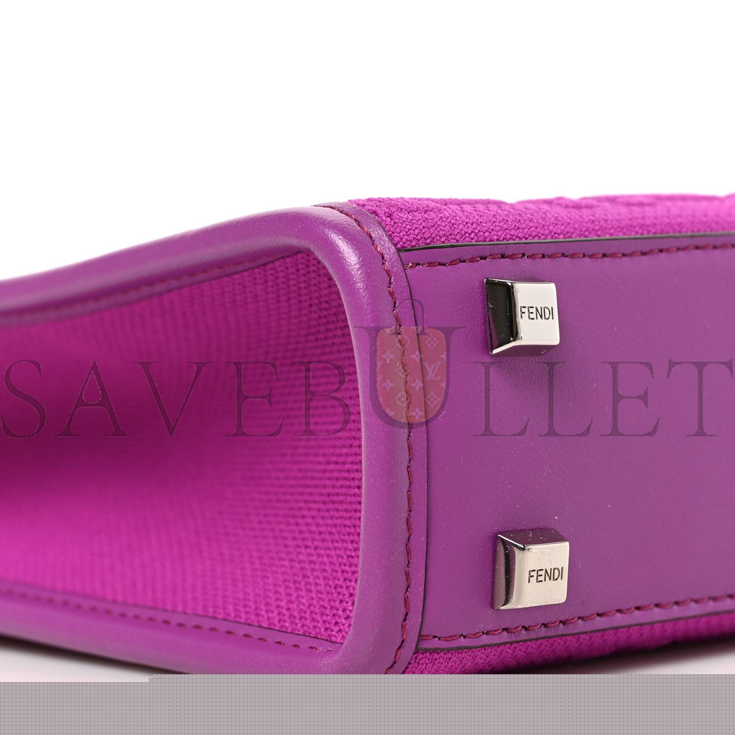 FENDI TECHNICAL FABRIC VITELLO CEYLON PLEXIGLASS FF MINI FENDI SUNSHINE SHOPPER TOTE BOUGANVILLE (18*13*6cm)