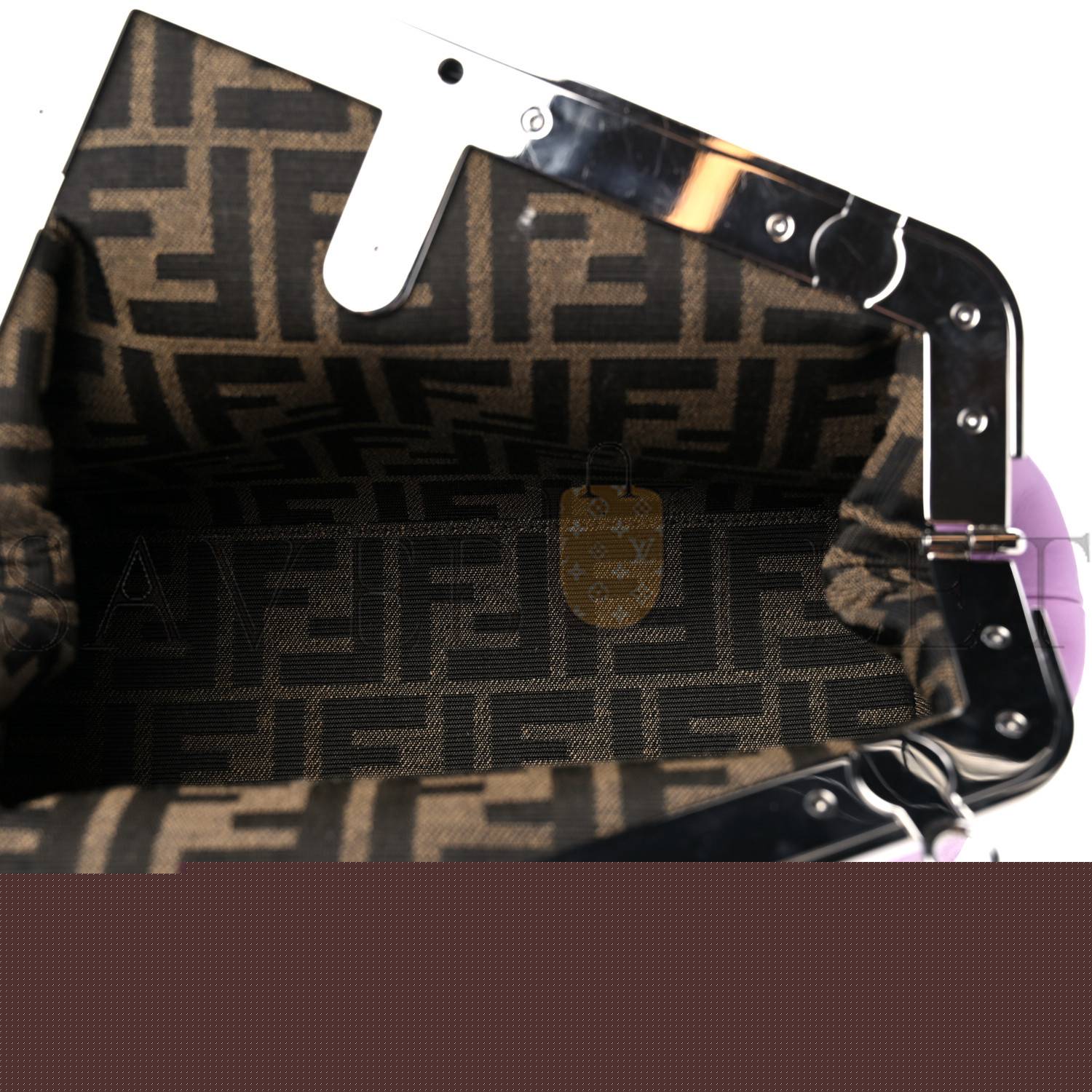 FENDI SHINY NAPPA SMALL FENDI FIRST VIOLETTA (26*18*9.5cm)