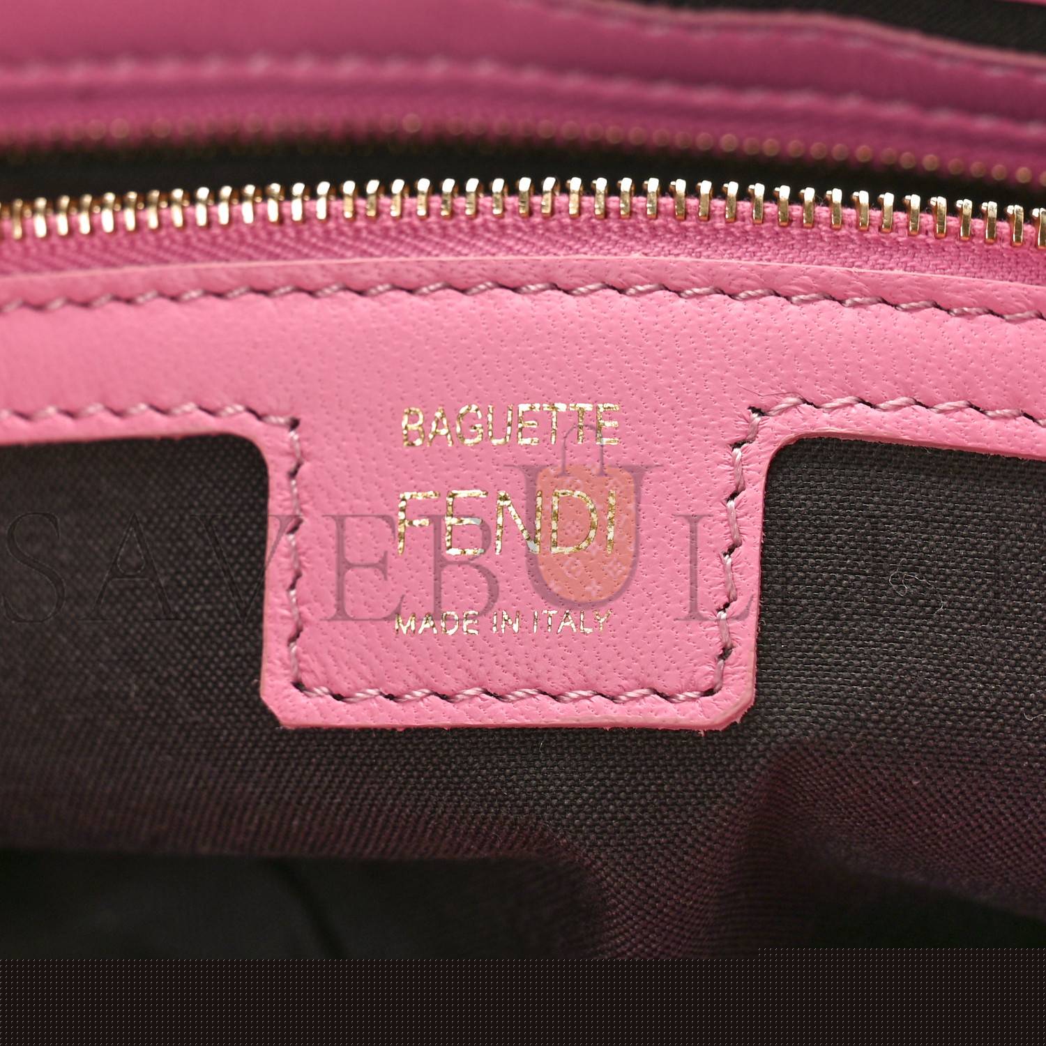 FENDI NAPPA FF 1974 EMBOSSED BAGUETTE LOLLYPOP (27*15*6cm)