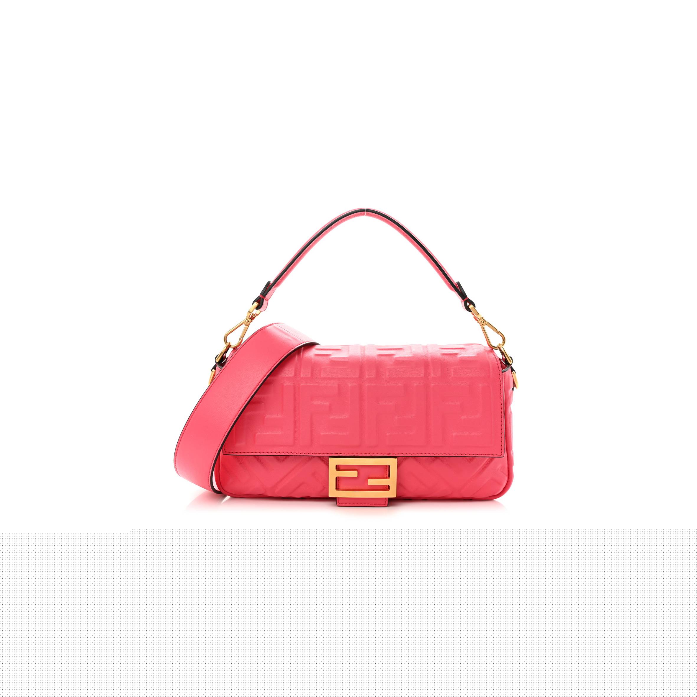 FENDI SUEDE VELVET KARLIGRAPHY MEDIUM FENDI FIRST TULIPANO (30*24*10cm)