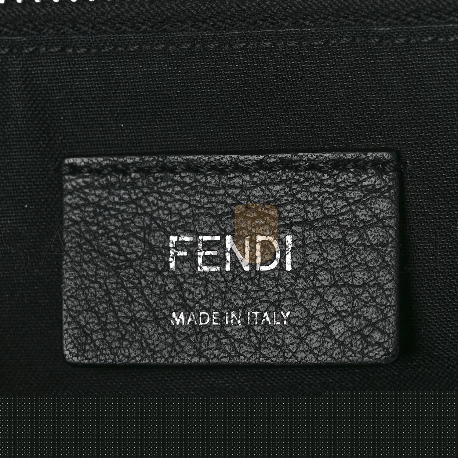 FENDI VITELLO DOLCE MEDIUM BY THE WAY BOSTON BAG BLACK (28*18*13cm)