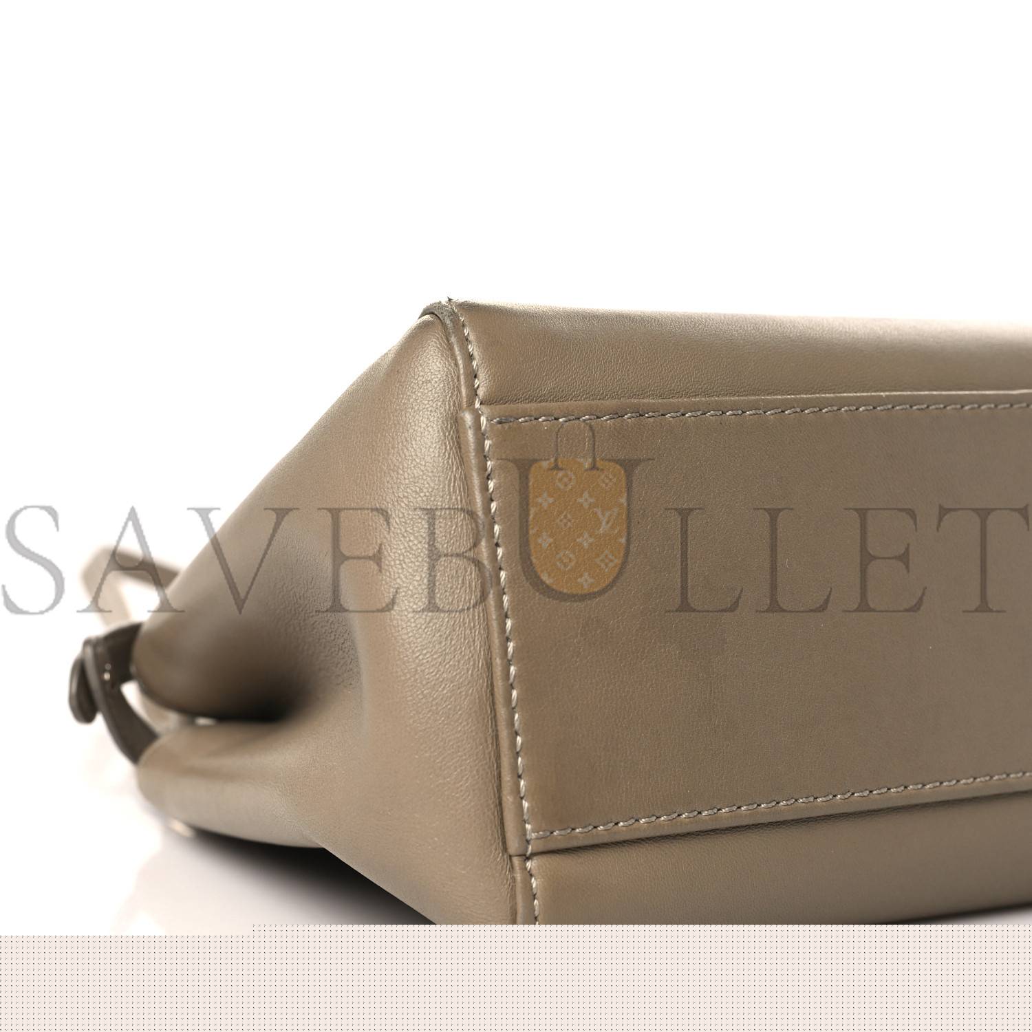 FENDI NAPPA MINI PEEKABOO ICONIC SATCHEL TORTORA (23*18*11cm)