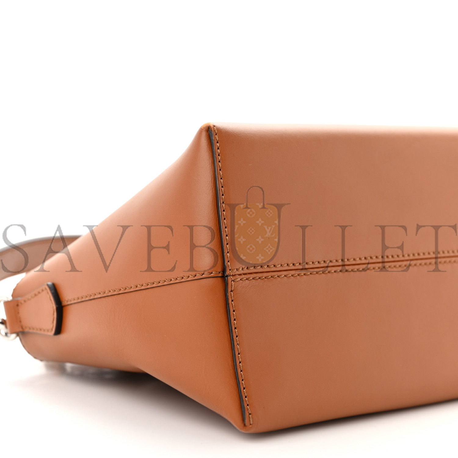 FENDI VITELLO KING LOGO EMBOSSED MEDIUM BY THE WAY BOSTON BAG CUOIO (28*19*13cm)