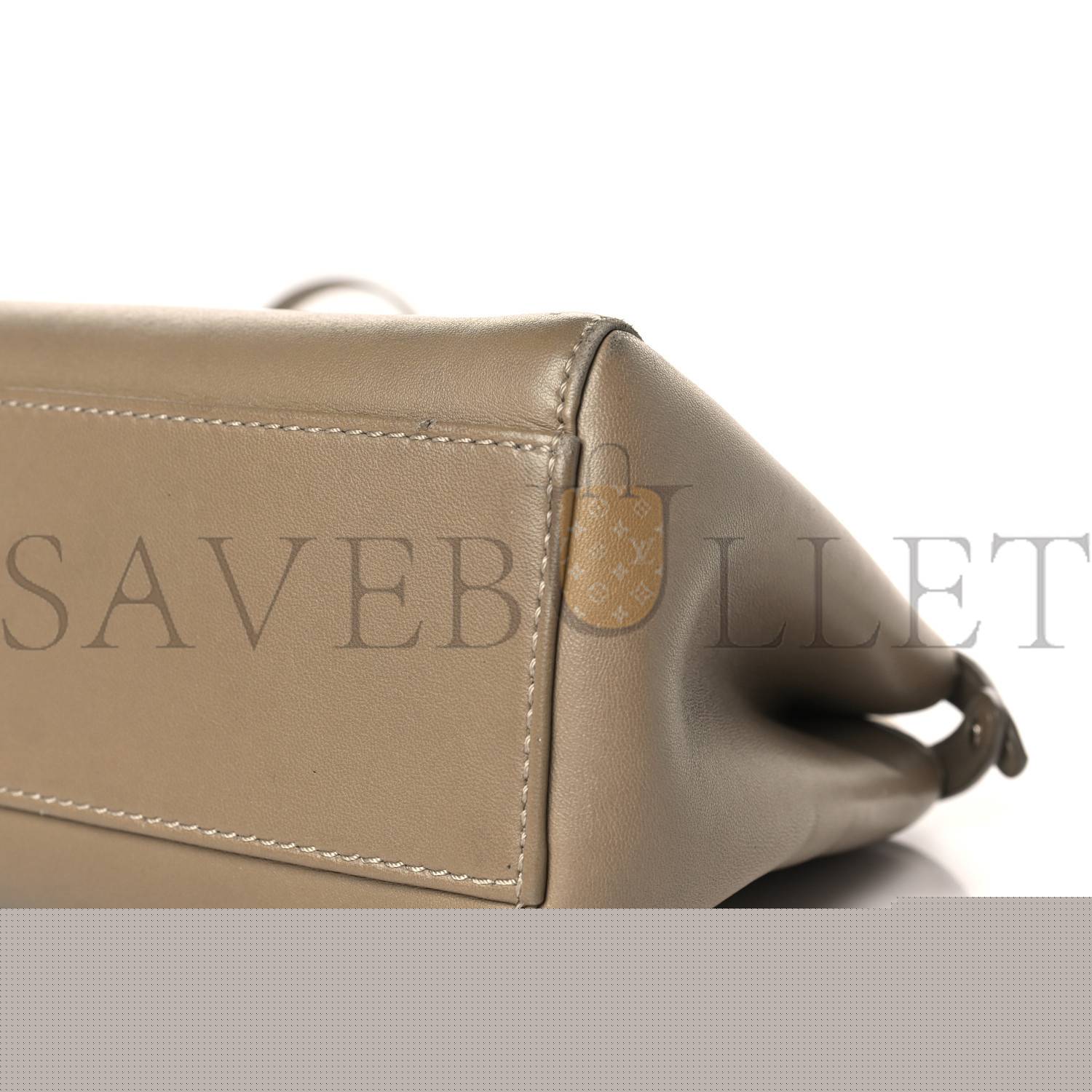 FENDI NAPPA MINI PEEKABOO ICONIC SATCHEL TORTORA (23*18*11cm)