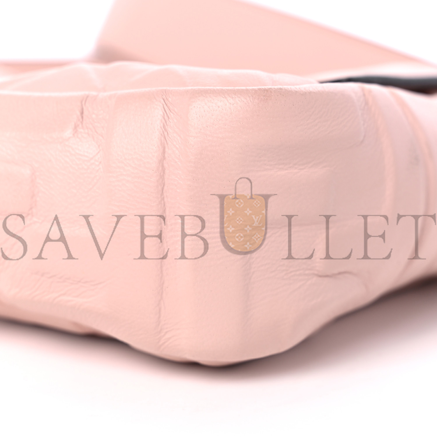 FENDI NAPPA FF 1974 EMBOSSED BAGUETTE ROSA QUARZO (27*15*6cm)