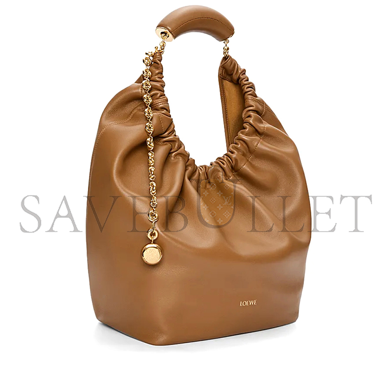 LOEWE MEDIUM SOFT NAPPA SHEEP LEATHER SQUEEZE BAG A914Q37X01-01(34*33*13.5cm)
