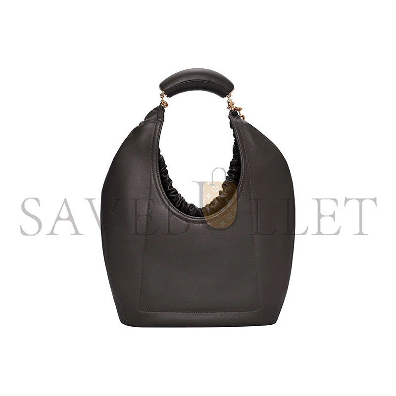 LOEWE MEDIUM SOFT NAPPA SHEEP LEATHER SQUEEZE BAG A914Q37X01-1100 (34*33*13.5cm)
