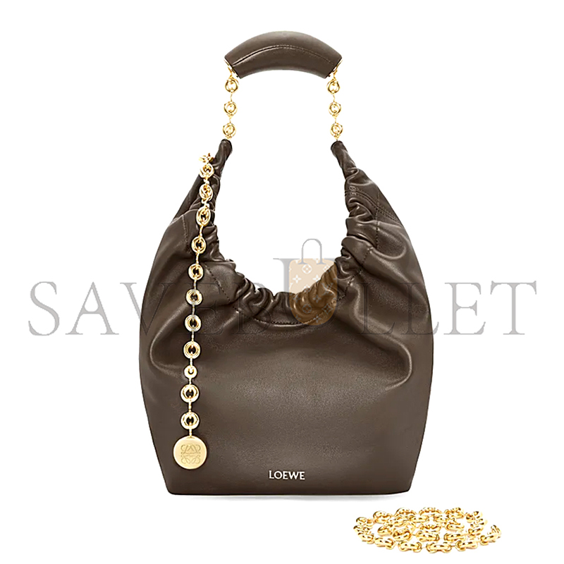 LOEWE SMALL SOFT NAPPA SHEEP LEATHER SQUEEZE BAG A914NCHX01-01 (29*24*10.5cm)