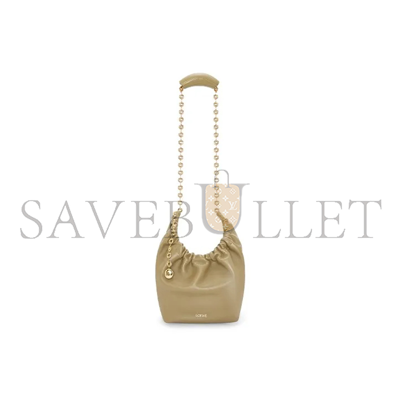 LOEWE SMALL SOFT NAPPA SHEEP LEATHER SQUEEZE BAG A914NCHX01-9584 (29*24*10.5cm)
