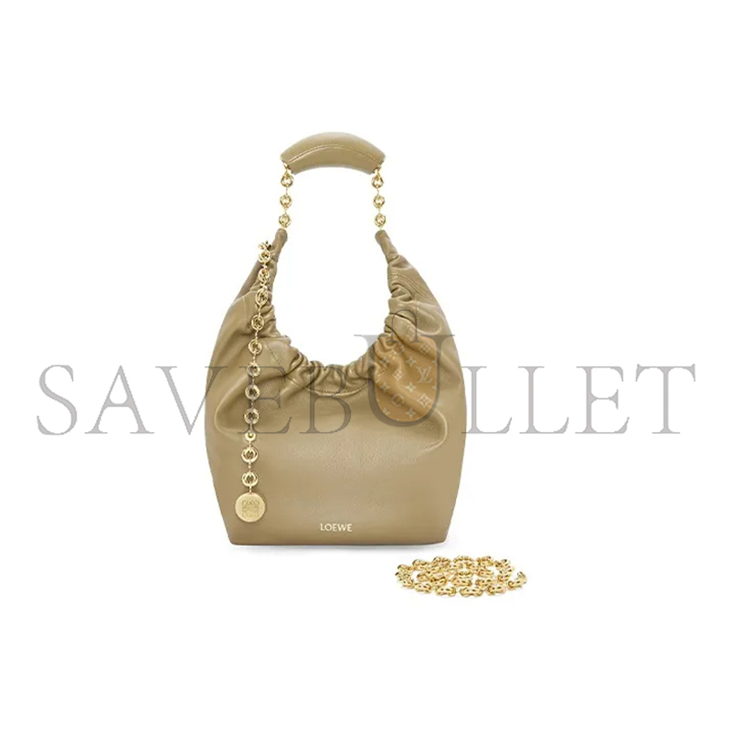 LOEWE SMALL SOFT NAPPA SHEEP LEATHER SQUEEZE BAG A914NCHX01-9584 (29*24*10.5cm)