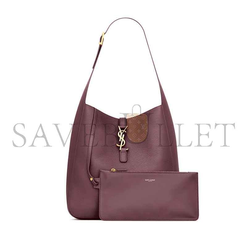 YSL LE 5 À 7 SUPPLE LARGE IN GRAINED LEATHER 850545AAAUQ6475 (30*28*11cm)