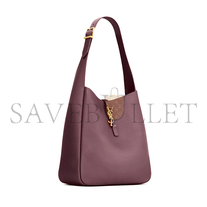 YSL LE 5 À 7 SUPPLE LARGE IN GRAINED LEATHER 850545AAAUQ6475 (30*28*11cm)