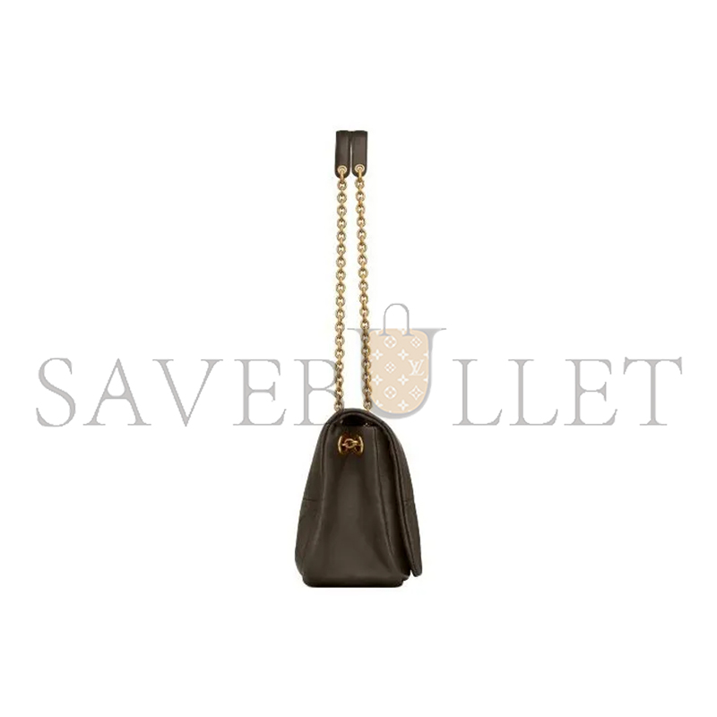YSL JAMIE SMALL LEATHER SHOULDER BAG 763475AAB323212 (25*10*16cm)