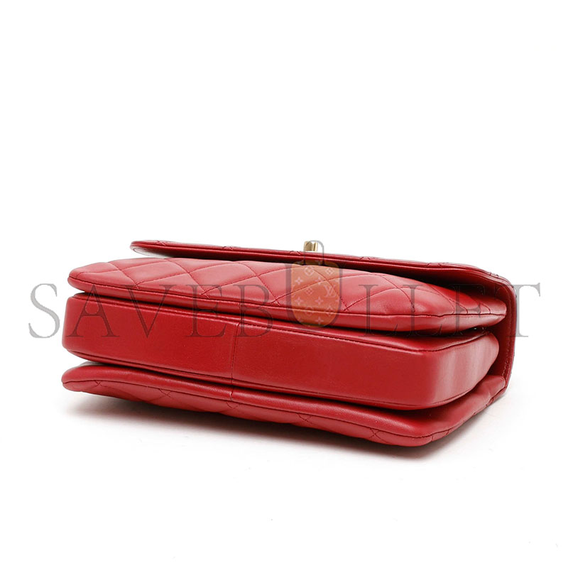 CHANEL TRENDY MEDIUM TOP HANDLE BAG AS92236 (25*17*7cm)