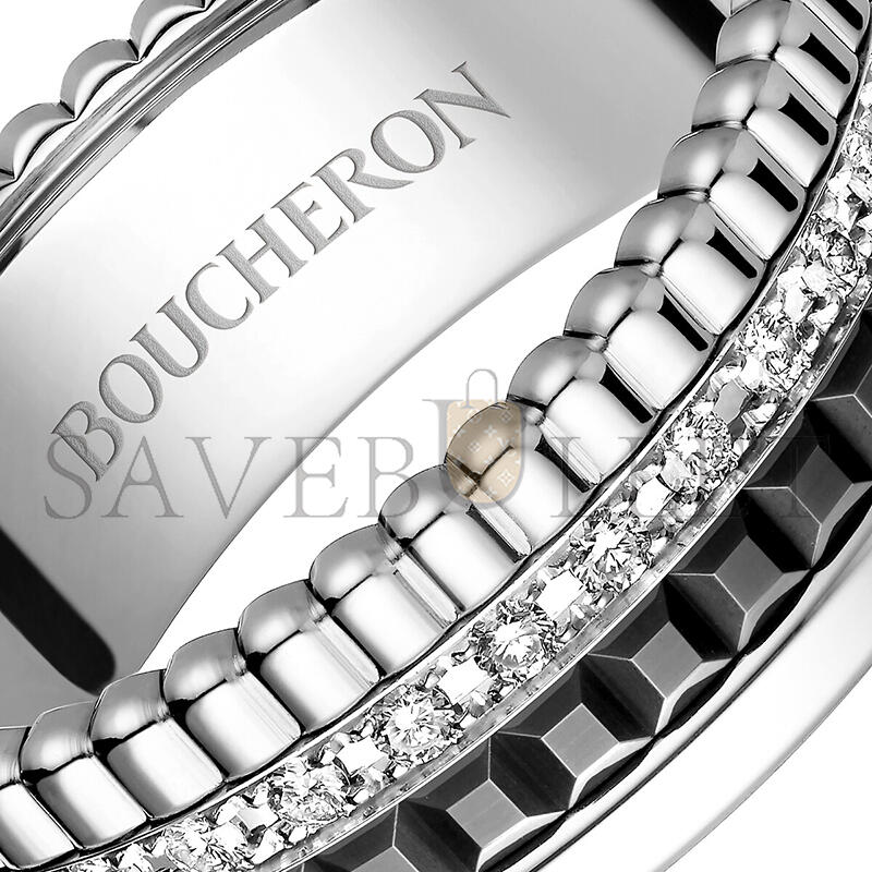 BOUCHERON QUATRE BLACK EDITION SMALL RING JRG01791