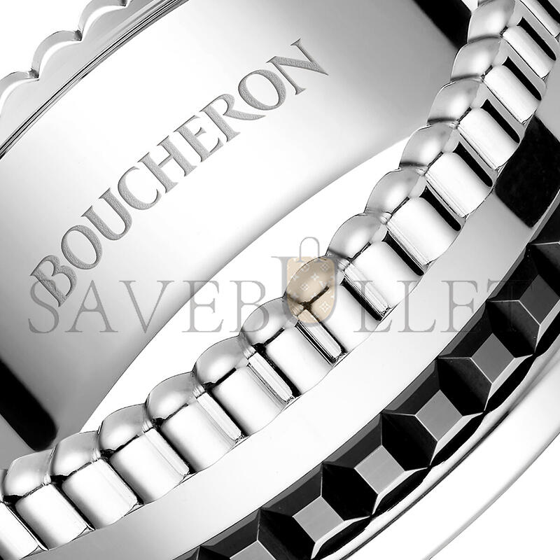 BOUCHERON QUATRE BLACK EDITION SMALL RING JRG01790