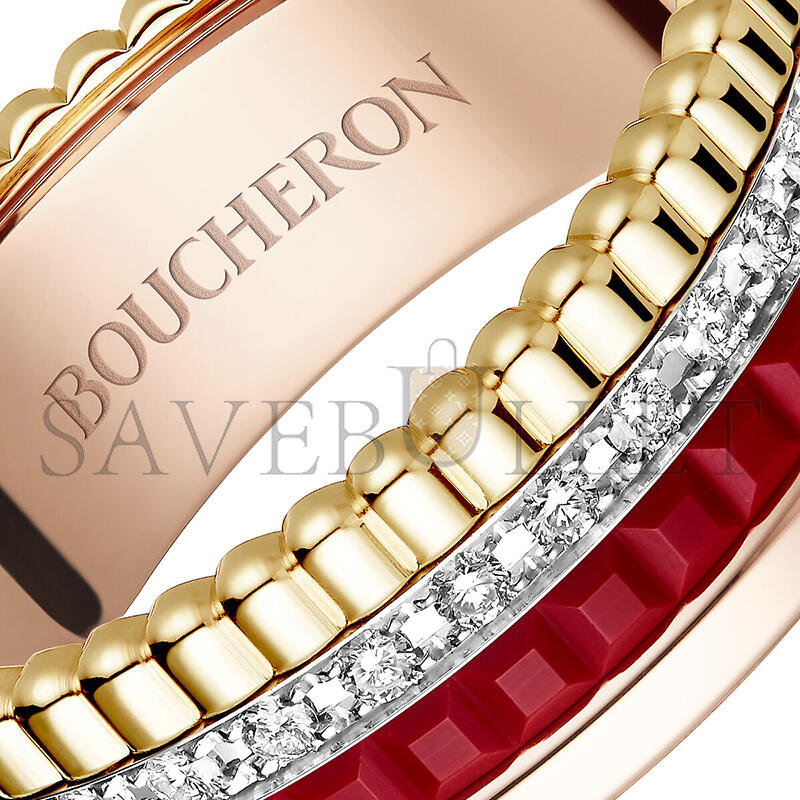 BOUCHERON QUATRE RED EDITION SMALL RING JRG02938
