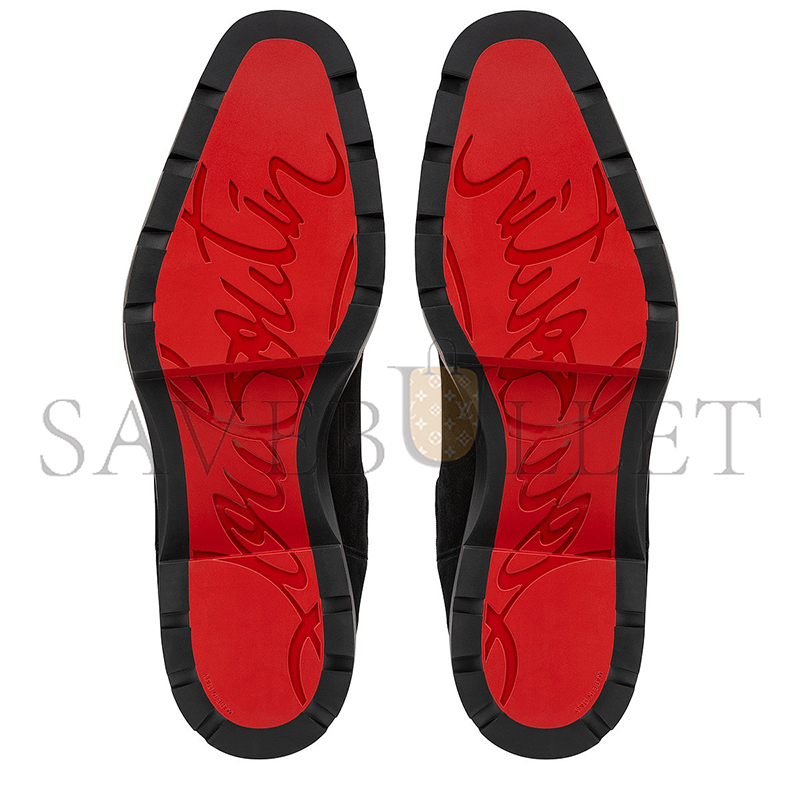 CHRISTIAN LOUBOUTIN ALPINOSOL BOOTS CALF LEATHER BLACK MEN 3230687BK01